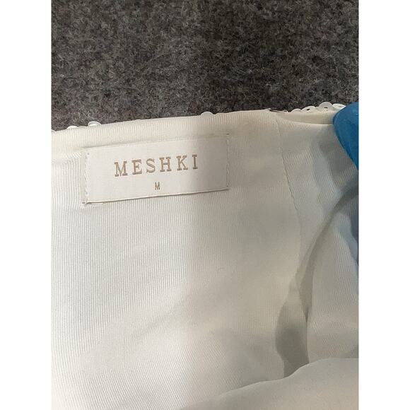 Meshki Adoria Sequin Cut Out Maxi Dress - White. Worn Once - Picture 5 of 6